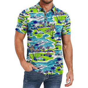 Vente en gros de polo de golf à manches courtes T-shirt imprimé uni coupe ajustée vêtements de sport pour homme Polo 100% coton fabriqué par Dress Sports - Product Image 1