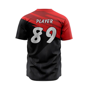Uniformes de béisbol personalizados con tarifa de fábrica para hombres Logotipo personalizado Tallas grandes Bolsillos de tela transpirable Estilo de pantalones cortos de impresión sublimada - Product Image 2