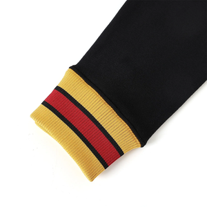 Sudadera con Capucha Unisex de Felpa con Forro Polar para Invierno, Bordado Chenille, Cordones, Detalles en Dorado y Rojo, 100% Orgánico, Marca Tuskegee Black Prep - Product Image 6