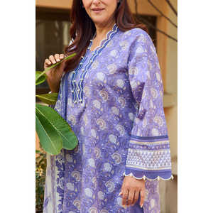 Traje de 3 Piezas Estampado para Mujer con Dupatta CL-52692, una Colección - Product Image 4