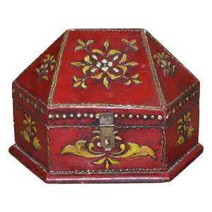 Boîte en bois de manguier décorative polie et écologique d'Inde-cadeau de mariage et décoration intérieure de vente à chaud - Product Image 5