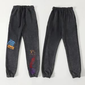 Nouveau design de survêtement délavé à l'acide de haute qualité survêtement de lavage à l'acide respirant en polyester et anti-boulochage survêtement de lavage à l'acide d'été - Product Image 4