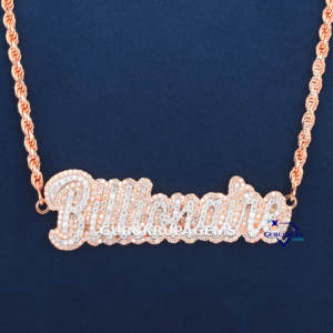 Pass testeur de diamants vvs glacé pendentif cultivé en laboratoire pendentif chaîne hip hop pendentif en argent 925 taille personnalisée pendentif en diamant - Product Image 4