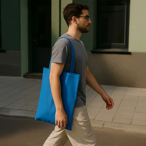 Sac fourre-tout de luxe en toile de coton de qualité supérieure avec poignée en corde pour cadeaux de mariage, produit par un fabricant leader - Product Image 4