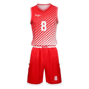 Maillots de basket-ball en gros pour équipes, maillots personnalisés, uniformes de basket-ball, ensemble de vêtements de basket-ball unisexe par sublimation - Product Image 1
