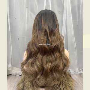 วิกผมชาวเวียดนามสุดหรูวิกผมมนุษย์ผ่านกระบวนการฟอกสีและเทคโนโลยีการทำสีรัสเซีย - Product Image 1