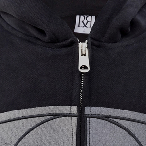 เสื้อสวมหัวมีฮู้ดแบบมีซิปสำหรับผู้ชายเสื้อแจ็กเก็ตมีฮู้ดผ้าคอตตอนปักโลโก้ - Product Image 5