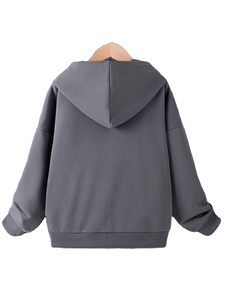 เสื้อฮู้ดมีซิปหนาสำหรับผู้ชายผ้าคอตตอนผสมพิมพ์ลายโลโก้ตามสั่งดีไซน์ใหม่แฟชั่น - Product Image 2