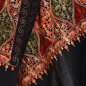 Bufanda de lana de Cachemira para mujer personalizada al por mayor en muchos colores para la moda de invierno - Product Image 6