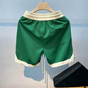 กางเกงขาสั้นตาข่ายสำหรับผู้ชายกางเกงบาสเก็ตบอลขนาดใหญ่พิเศษปักลายกีฬาใส่วิ่งในยิมโลโก้ตามสั่ง - Product Image 4