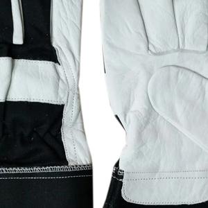 Venta al por mayor Guantes de aparejo de cuero Guantes DE SEGURIDAD Puños sueltos transpirables Guante de trabajo de soldadura de cuero - Product Image 5