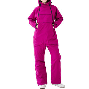 Conjunto de Nieve Unisex, Corte Holgado, Duradero, Aislado, Impermeable, Transpirable, Cortavientos, Traje de Invierno con Cierre de Cremallera, Venta al Por Mayor - Product Image 6