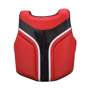 Protecteur de corps unisexe en cuir PU avec logo personnalisé Muay Thai protecteur de corps pour hommes couleurs unies haute fabrication - Product Image 1