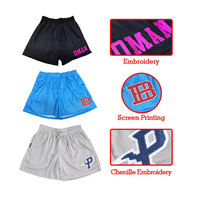 NUEVOS Pantalones Cortos Deportivos Casuales para Hombre, con Logotipo Personalizado al por Mayor, de Secado Rápido, con Estampado Sólido, Bordado de Moda, 100% Poliéster