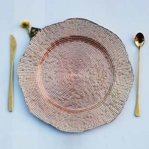 Assiettes de restaurant Approvisionnés A Diner Avec Logo Plats Et Service Assiette Blanche Bord <span class=keywords><strong>Dore</strong></span> - Product Image 4