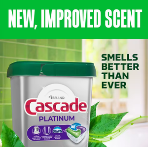 Vendedor reputado de Cascade Platinums - Detergente para lavavajillas Fresh, paquete de 59 unidades disponible al por mayor - Product Image 5