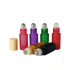 Chai lăn tinh dầu thủy tinh mờ 5ml 10ml có bi lăn kim loại, lọ đựng rỗng có thể nạp lại - Product Image 4