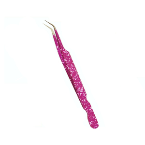 Pinzas de pestañas con logotipo personalizado de acero inoxidable de alta calidad al por mayor, Punta puntiaguda, colores atractivos, Etiqueta Privada, salida de fábrica - Product Image 6