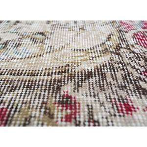 Alfombra de Lana Anudada a Mano de Gran Tamaño, Diseño Abstracto con Medallón Rojo Naranja y Patrón Rectangular para Sala de Estar, Pae-2430 - Product Image 3