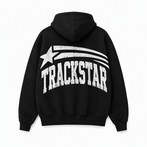 เสื้อฮู้ดดี้ Trackstar OEM ODM แบบสั่งทำพิเศษ ทรงโอเวอร์ไซส์ ผ้าฟลีซ สำหรับทุกเพศ สตรีทแวร์ แบรนด์ส่วนตัว สั่งผลิตจำนวนมาก เสื้อผ้าฤดูหนาว รุ่น TS-HD-070 - Product Image 5