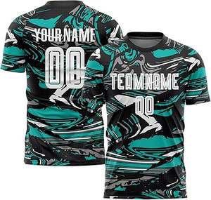 Nuevo estilo, uniforme de fútbol profesional para niños, 100% poliéster, calidad Premium, Color sólido, calidad Premium, último diseño a la venta - Product Image 2