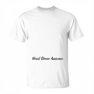 Nel febbraio indossa la nostra maglietta con nastro rosso per la sensibilizzazione sulle malattie cardiache, un articolo promozionale elegante - Product Image 3