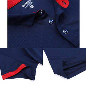 Vêtements à bas prix avec logo personnalisé polos respirants à manches courtes pour hommes de grande taille polos en coton de qualité pour hommes - Product Image 4