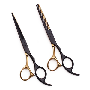 Juego de tijeras de peluquería profesional duradera, tijeras de dientes para cortar el cabello - Product Image 6