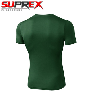 Custom Men’s <b>Compression</b> T Shirt Quick Dry Stretch Gym Fitness Running Training Sports Top Breathable Athletic Activewear - Product Image 3