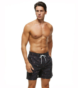 Pantalones de gimnasio atléticos de verano para hombre, pantalones cortos de secado rápido, decoración de malla, traje de baño sólido de cintura media para Surf, correr, actividades en la playa - Product Image 5
