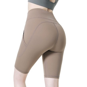 Venta al por mayor de las mujeres de fitness de entrenamiento de alta cintura Leggings cortos Yoga Set Gym Push Up Seamless Scrunch Butt Yoga Pant Sport - Product Image 1