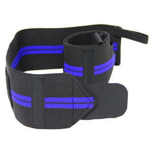 Meilleure qualité Logo personnalisé Support de poignet Élastique Coton/Polyester Poignets Économiques Haltérophilie Fitness Sécurité - Product Image 5