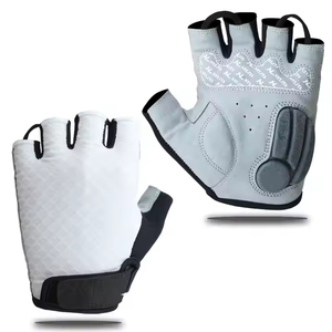Guantes de ciclismo transpirables de medio dedo unisex para motocicleta, bicicleta de montaña y bicicleta con color y logotipo personalizados - Product Image 3