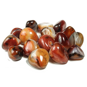 Pierre dégringolée Sardonyx Agate cristal dégringolé guérison en vrac galet Agate pierre précieuse Reiki Chakra cristal en gros en vrac - Product Image 2