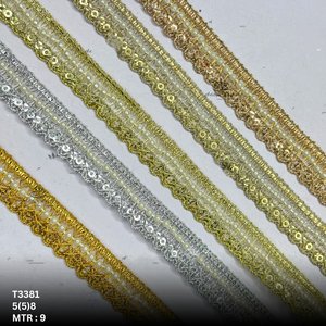 Tissu brocart à chevrons multicolores sur mesure, fils brodés, dentelles, accessoires vestimentaires pour filles, décoration intérieure - 100% coton - Product Image 2