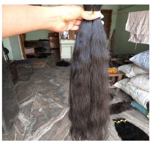 Extensiones de cabello humano virgen sin procesar, lote de muestras en stock, mechones de cabello indio largo y recto de la India, proveedor de extensiones de cabello al por mayor - Product Image 1