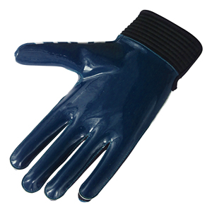 Gants de football américain à paume antidérapante en silicone imprimés or personnalisés pour les sports de plein air - Product Image 5