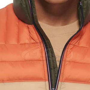 Chaqueta acolchada para hombre de calle alta tela de invierno de alta calidad con cuello levantado personalizable manga larga llegada directa de fábrica - Product Image 5