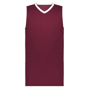 Maillot de basket-ball pour hommes à séchage rapide personnalisé OEM respirant réversible imprimé vêtements de l'équipe d'entraînement de basket-ball - Product Image 1