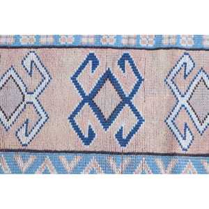 Alfombra Turca Vintage Grande de 6.7x8.5 pies, Alfombra de Lana Azul - Product Image 5