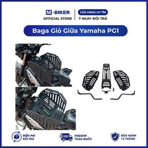 Portaequipajes Central de Acero Mecanizado por CNC Yamaha PG1 Compatible con M-Biker. Alforjas para Motocicleta con Recubrimiento en Polvo, Bolsa Trasera - Product Image 1