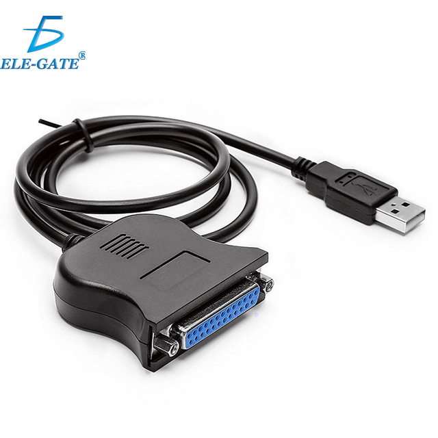 ELE-GATE USB 2.0 to Parallel IEEE 1284 36-Pin Centronics Printer Adapter Model WI.31 Brand New Condition Plug-In Connect