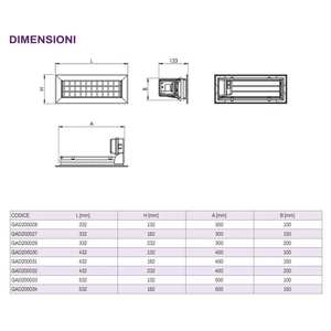 Boquilla de Salida Ajustable Motorizada de Plástico Blanco para Sistemas HVAC, Rejillas y Grelas, Instalación en Techo - Tecnosystemi - Product Image 4