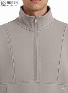 Sweat-shirts et pulls d'hiver pour hommes, logo personnalisé en relief 3D, polaire anti-froissement, pull à col rond vintage de haute qualité - Product Image 5