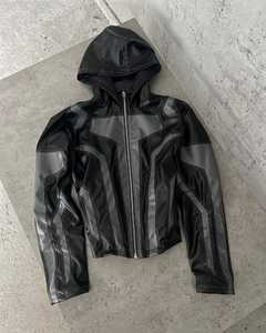 Nouvelle veste en cuir courte à la mode pour femmes grande taille personnalisée OEM vente en gros avec broderie directe du fabricant - Product Image 1