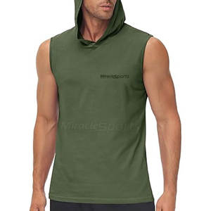 Top Design Transpirable Cómodo Hombres Gimnasio Sudaderas Básicas Algodón Mezclado Hombres Gimnasio Sudaderas - Product Image 1