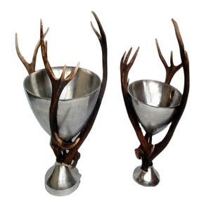 Enfriador de vino niquelado con cuerno de ciervo, artículos de calidad de lujo, estándar moderno de lujo, enfriador de vino al por mayor para la mejor venta - Product Image 1