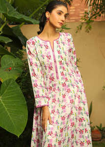 Mode femmes costume pakistanais chemise de pelouse imprimée, Dupatta avec pantalon robes de pelouse costumes de pelouse designers de pelouse pakistanais - Product Image 4