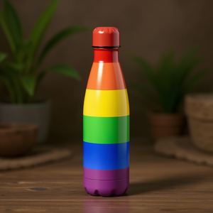 Bottiglia d'Acqua Personalizzata in Acciaio Inossidabile Multicolore per Articoli Promozionali - Product Image 3