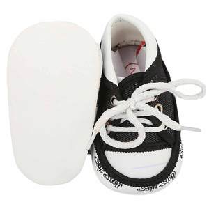 รองเท้าเด็กแรกเกิด - สีดำขาว - Product Image 4